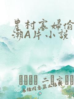 农村寡妇偷人高潮A片小说