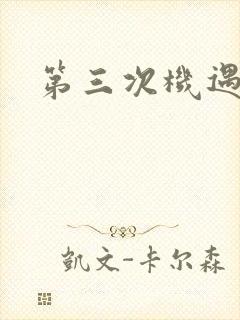 第三次机遇