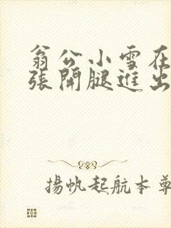 翁公小雪在厨房张开腿进出