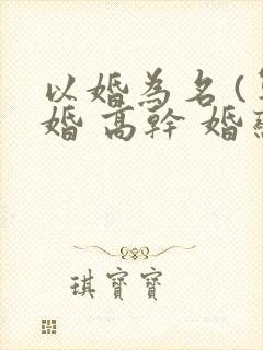 以婚为名 (军婚 高干 婚恋)