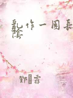 乱作一团长日光阴