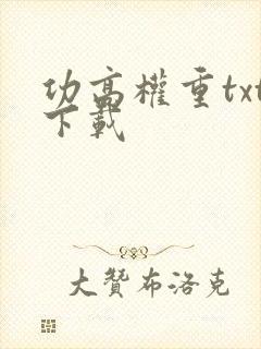 功高权重txt下载