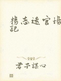 杨志远官场飙升记