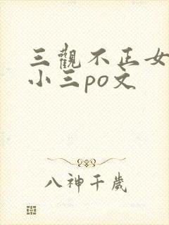 三观不正女主是小三po文