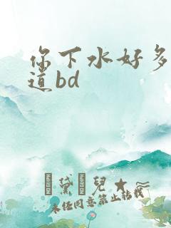 你下水好多下水道bd