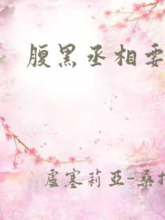 腹黑丞相要不起