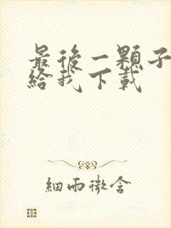 最后一颗子弹留给我下载