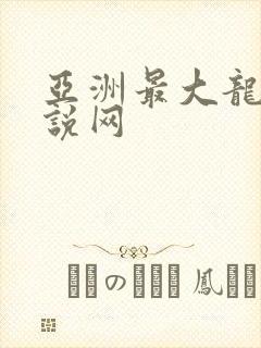 亚洲最大龙腾小说网