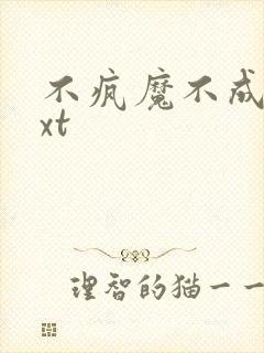 不疯魔不成活txt