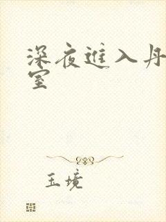 深夜进入丹丹卧室