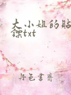 大小姐的贴身保镖txt