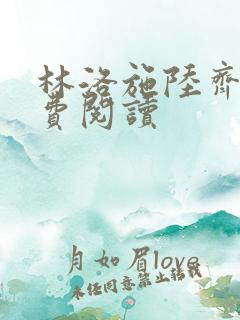 林洛施陆齐铭免费阅读