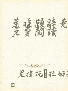 叶暖顾辞尧小说免费阅读