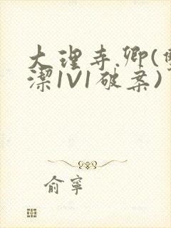 大理寺.卿(双洁1V1破案)