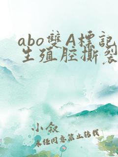 abo双A标记生殖腔撕裂