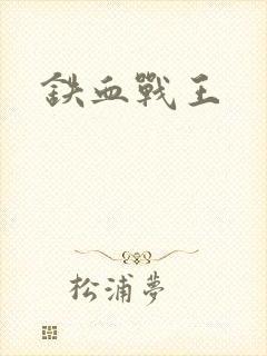 铁血战王