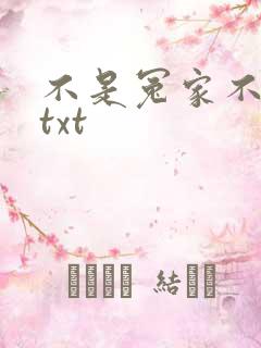 不是冤家不聚头txt