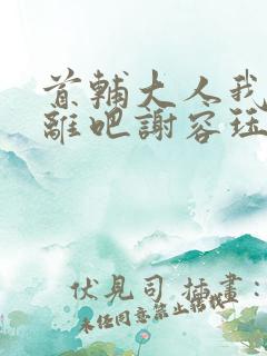 首辅大人我们和离吧谢容珏