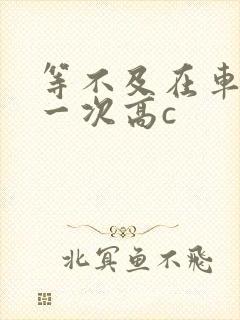 等不及在车里做一次高c