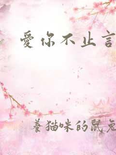 爱你不止言语