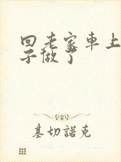 回老家车上和儿子做了