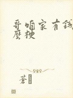 哥咱家有钱了什么梗