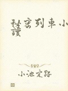 秘密列车小说阅读