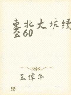 东北大坑续集1至60