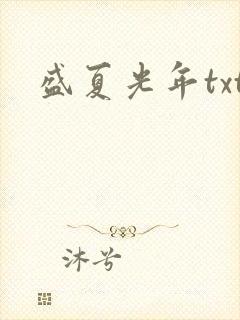 盛夏光年txt