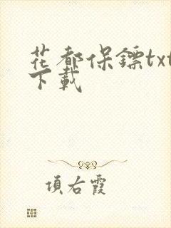花都保镖txt下载