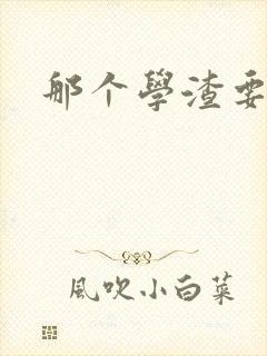 那个学渣要上天