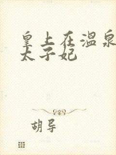 皇上在温泉要了太子妃