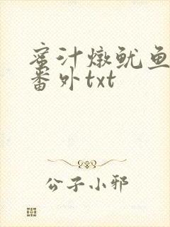 蜜汁炖鱿鱼全文番外txt