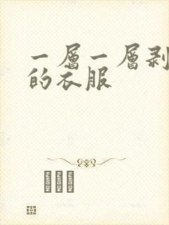 一层一层剥开我的衣服
