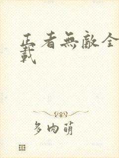 正者无敌全集下载