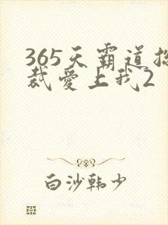 365天霸道总裁爱上我2