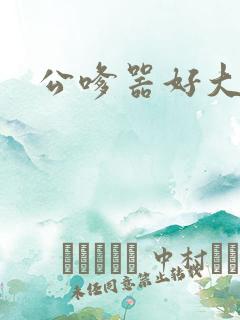 公嗲器好大好H