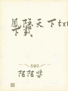 凤隐天下txt下载