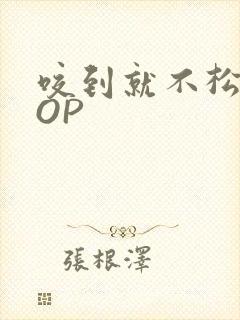 咬到就不松口POP