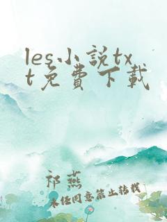 les小说txt免费下载