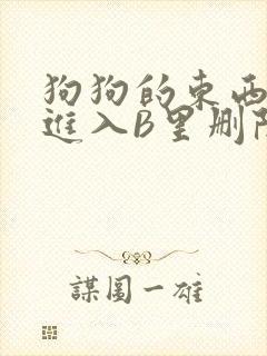 狗狗的东西直接进入B里删除