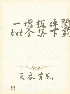 一块板砖闯仙界txt全集下载