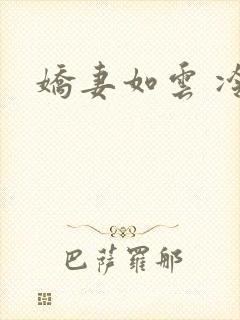 娇妻如云 冷雨