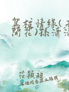 驾校情缘(老树开花)孙潇潇笔趣阁