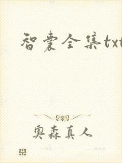 智囊全集txt