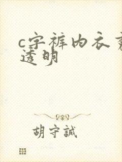 c字裤内衣秀全透明