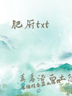 肥厨txt