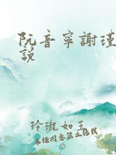 阮音宁谢瑾之小说