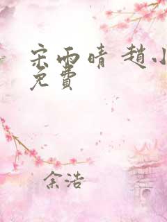 宋雨晴 赵小刚免费