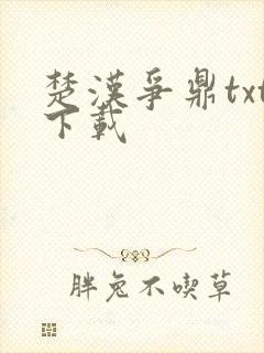 楚汉争鼎txt下载